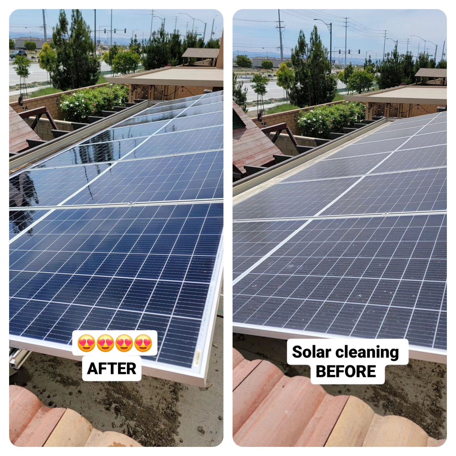 Best Quality Solar Panels Cleaning Performed in San Clemente,92672,Orange County,  California.