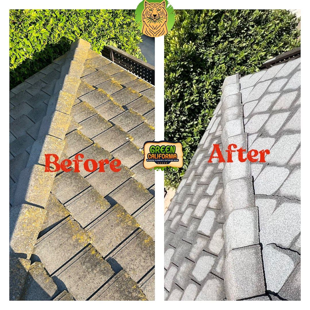 Eco-Friendly Roof Washing performed in the city of Anaheim Hills, Orange County Thumbnail
